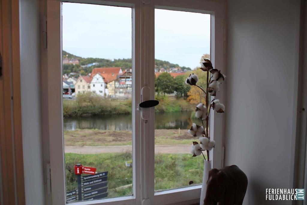 Ferienhaus Fuldablick Rotenburg an der Fulda Buitenkant foto